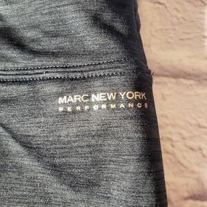 Marc NY Womens Leggings Performance Middy Size Small Gray Soft